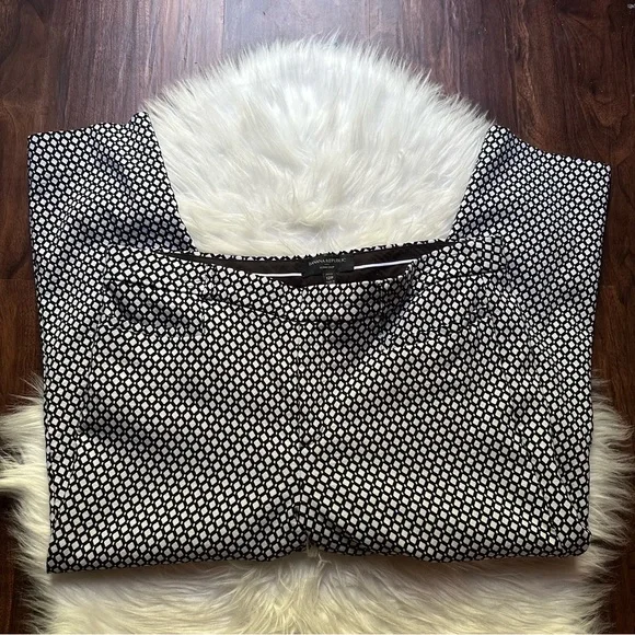 Banana Republic Sloan Pant - Black and White Pattern - Picture 2 of 11